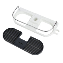 Load image into Gallery viewer, Lolypot Bathroom Shelf Rack Shower Caddy Wall Mount Holder, no Drilling Shower Organiser for Shampoo Soap with 19-25mm Rail and Double Hook