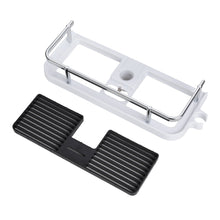 Load image into Gallery viewer, Lolypot Bathroom Shelf Rack Shower Caddy Wall Mount Holder, no Drilling Shower Organiser for Shampoo Soap with 19-25mm Rail and Double Hook