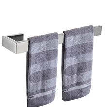 Load image into Gallery viewer, Lolypot Towel Holder Drilled, Towel Rail Stainless Steel Wall Mounted, Bathroom Towel Rack 35cm, Towel Bar for Bath