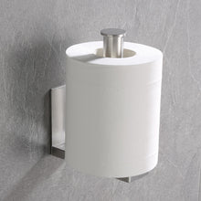 Load image into Gallery viewer, Lolypot Toilet Paper Holder Vertical Self Adhesive, Toilet Roll Holder Without Drilling, WC Paper Holder Stainless Steel, Roll Holder for Kitchen and Bathroom
