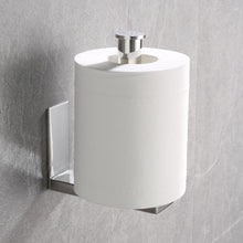 Load image into Gallery viewer, Lolypot Toilet Paper Holder Vertical Self Adhesive, Toilet Roll Holder Without Drilling, WC Paper Holder Stainless Steel, Roll Holder for Kitchen and Bathroom