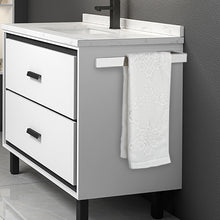 Load image into Gallery viewer, Lolypot Towel Holder Drilled, Towel Rail Stainless Steel Wall Mounted, Bathroom Towel Rack 35cm, Towel Bar for Bath