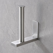 Load image into Gallery viewer, Lolypot Toilet Paper Holder Vertical Self Adhesive, Toilet Roll Holder Without Drilling, WC Paper Holder Stainless Steel, Roll Holder for Kitchen and Bathroom