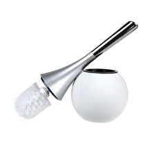 Load image into Gallery viewer, Lolypot Stainless Steel Base Toilet Brush Bathroom WC Scrub Brush Holder Toilet Cleaning Brush
