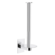 Load image into Gallery viewer, Lolypot Kitchen Roll Holder Self Adhesive, Kitchen Paper Towel Holder Chrome Stainless Steel, Kitchen Paper Rack Without Drilling, Toilet Paper Holder Vertical No Drilling 26cm