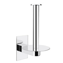 Load image into Gallery viewer, Lolypot Toilet Paper Holder Toilet Roll Holder WC Paper Holder Without Drilling 304 Stainless Steel 3M self-Adhesive Polished Chrome Surface Vertical Bathroom Accessories Kitchen Roll Holder