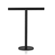 Load image into Gallery viewer, Lolypot Towel Stand 304 Stainless Steel Towel Holder Standing Black Towel Rail No Drilling Can Be Toilet Paper Holder Jewellery Holder for Bathroom and Kitchen