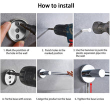 Load image into Gallery viewer, Lolypot Towel Bar Towel Rail Towel Holder Stainless Steel Chrome Polished Wall Mount Retractable 30-48cm Towel Rack Bathroom Accessory for Bathroom and Kitchen