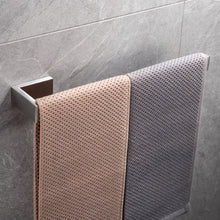 Load image into Gallery viewer, Lolypot Towel Holder Drilled, Towel Rail Stainless Steel Wall Mounted, Bathroom Towel Rack 35cm, Towel Bar for Bath