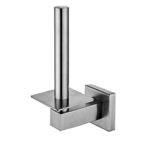 Load image into Gallery viewer, Lolypot Toilet Paper Holder Toilet Roll Holder Brushed Vertical WC Paper Holder 304 Stainless Steel Wall Mount Kitchen Roll Holder for Bathroom and Kitchen