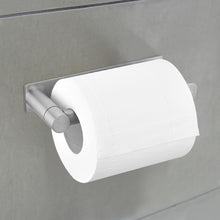 Load image into Gallery viewer, Lolypot Toilet Roll Holder Square Toilet Paper Holder No Drilling Required Toilet Roll Holder Self-Adhesive Brushed 304 Stainless Steel Roll Holder for Bathroom and Kitchen