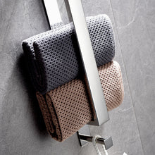 Load image into Gallery viewer, Lolypot Towel Holder Without Drilling, Towel Rail Stainless Steel Self Adhesive, Bathroom Towel Rack No Drilling, Brushed Towel Bar Glue, Guest Towel Stand 40cm with Hook for Bathroom