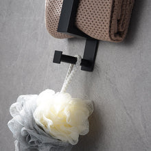 Load image into Gallery viewer, Lolypot Towel Holder Without Drilling, Towel Rail Stainless Steel Self Adhesive, Bathroom Towel Rack No Drilling, Brushed Towel Bar Glue, Guest Towel Stand 40cm with Hook for Bathroom