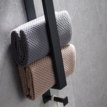 Load image into Gallery viewer, Lolypot Towel Holder Without Drilling, Towel Rail Stainless Steel Self Adhesive, Bathroom Towel Rack No Drilling, Brushed Towel Bar Glue, Guest Towel Stand 40cm with Hook for Bathroom