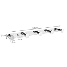 Load image into Gallery viewer, Lolypot 3-5 Towel Hooks Robe Hook Coat Hook Wall Hook 304 Stainless Steel Mirror Chrome Polished Wall Mount Bathroom Kitchen Door Hook