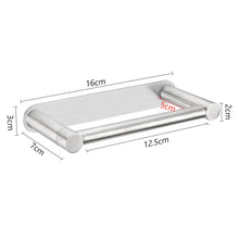 Load image into Gallery viewer, Lolypot Toilet Roll Holder Square Toilet Paper Holder No Drilling Required Toilet Roll Holder Self-Adhesive Brushed 304 Stainless Steel Roll Holder for Bathroom and Kitchen