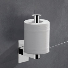 Load image into Gallery viewer, Lolypot Toilet Paper Holder Toilet Roll Holder WC Paper Holder Without Drilling 304 Stainless Steel 3M self-Adhesive Polished Chrome Surface Vertical Bathroom Accessories Kitchen Roll Holder