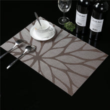 Load image into Gallery viewer, Lolypot Set of 6 Washable Place Table PVC Placemats Non-Slip and Environmental Protection Dining Mats