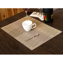 Load image into Gallery viewer, Lolypot Set of 6 Washable Place Table PVC Placemats Non-Slip and Environmental Protection Dining Mats