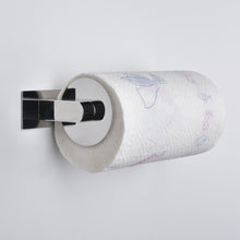 Load image into Gallery viewer, Lolypot Kitchen Roll Holder Self Adhesive, Kitchen Paper Towel Holder Chrome Stainless Steel, Kitchen Paper Rack Without Drilling, Toilet Paper Holder Vertical No Drilling 26cm