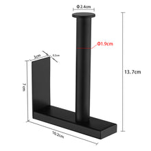 Load image into Gallery viewer, Lolypot Toilet Paper Holder Vertical Self Adhesive, Toilet Roll Holder Without Drilling, WC Paper Holder Stainless Steel, Roll Holder for Kitchen and Bathroom