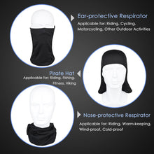 Load image into Gallery viewer, Lolypot Winddicht Sturmhauben Skimaske Motorradmaske Balaclava, Multifunktional Dünn und Atmungsaktiv Skihaube für Damen und Herren (schwarz)