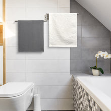 Load image into Gallery viewer, Lolypot Double Towel Rail, Brushed 304 Stainless Steel, Double Armed, Wall Mounted Towel Rack, 35 cm, Wall Bath Towel Holder, 2 Rails, Bath Towel Rail for Bathroom and Kitchen