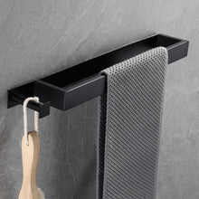 Load image into Gallery viewer, Lolypot Towel Holder Without Drilling, Towel Rail Stainless Steel Self Adhesive, Bathroom Towel Rack No Drilling, Brushed Towel Bar Glue, Guest Towel Stand 40cm with Hook for Bathroom