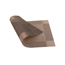 Load image into Gallery viewer, Lolypot Set of 6 Washable Place Table PVC Placemats Non-Slip and Environmental Protection Dining Mats