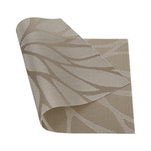 Load image into Gallery viewer, Lolypot Set of 6 Washable Place Table PVC Placemats Non-Slip and Environmental Protection Dining Mats