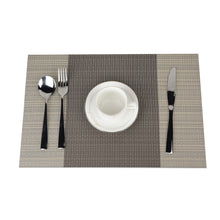 Load image into Gallery viewer, Lolypot Set of 6 Washable Place Table PVC Placemats Non-Slip and Environmental Protection Dining Mats