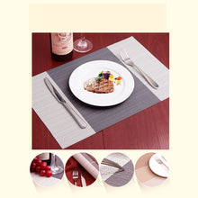Load image into Gallery viewer, Lolypot Set of 6 Washable Place Table PVC Placemats Non-Slip and Environmental Protection Dining Mats