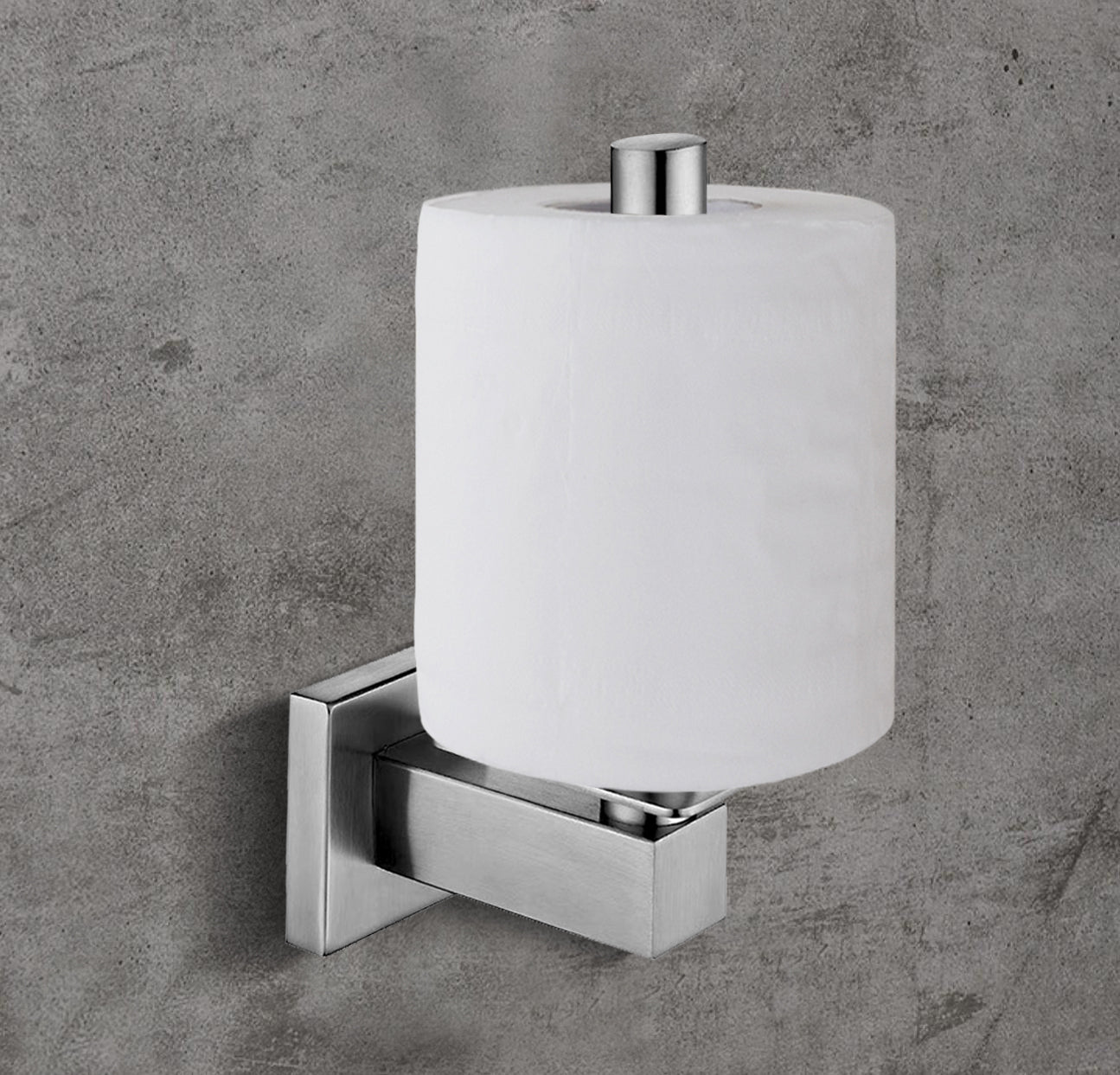 Lolypot Toilet Paper Holder Toilet Roll Holder Brushed Vertical WC